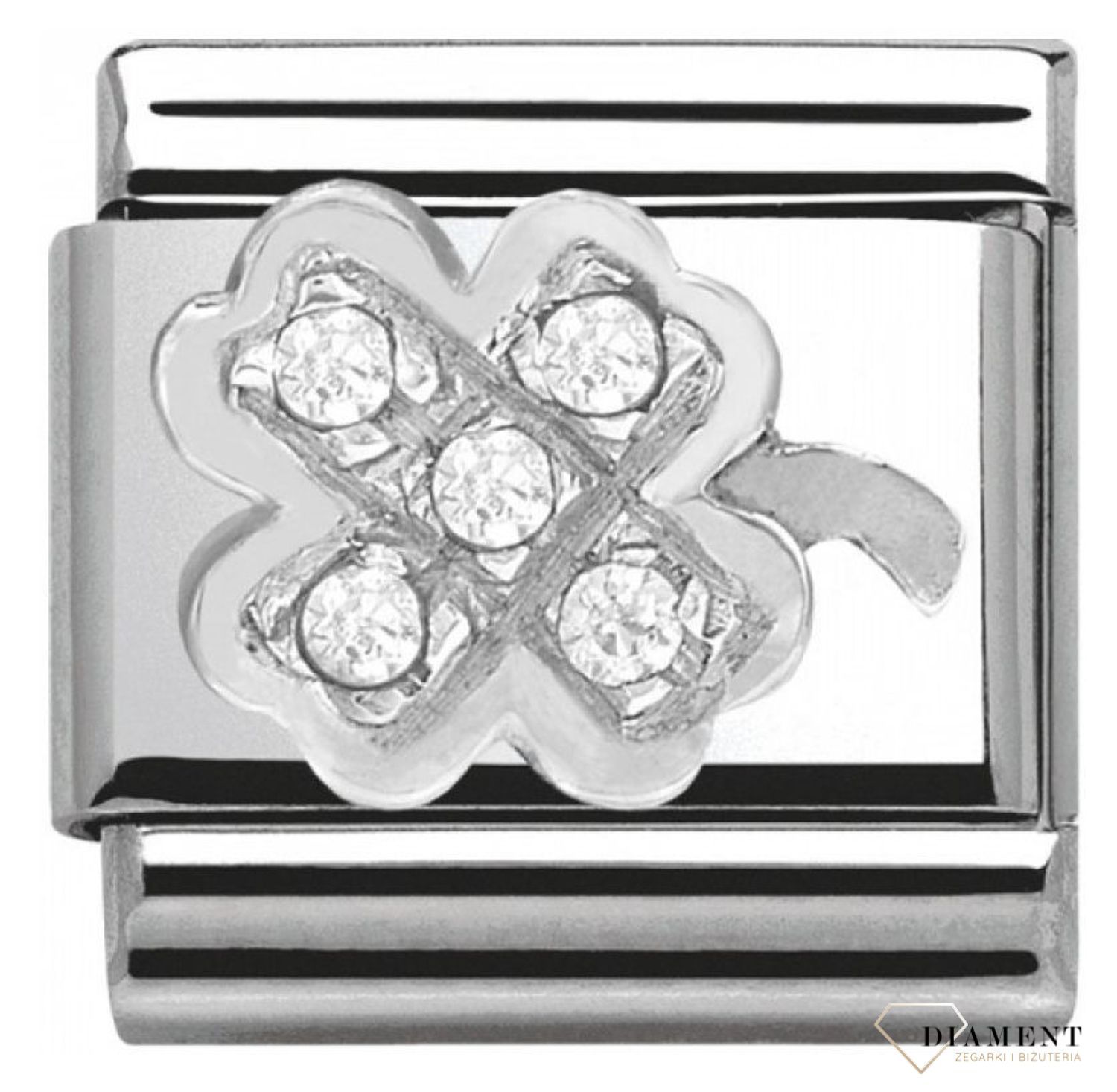 Nomination Link 925 zawieszka srebro 'Koniczynka' 330304 07 biżuteria nomination nomination zawieszki nomination baza.jpg